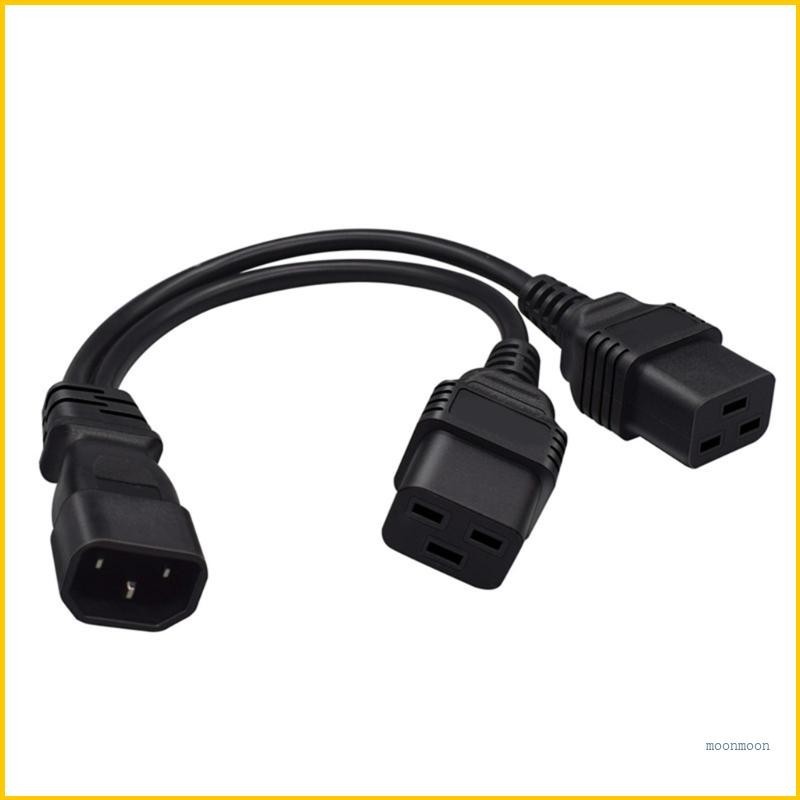 Mommy คุณภาพ PVC PDU Power Converters C14 ถึง C19 Y Splitter สายไฟ 0 3 ...