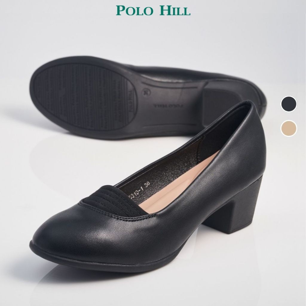 Polo HILL Ladies Round Toe Heels PLSH LS5310 Shopee Thailand