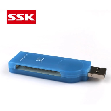 SSK Biao Wang scrs028 เครื่องอ่านการ์ดความเร็วสูงสีอำพันสำหรับกล้อง ...
