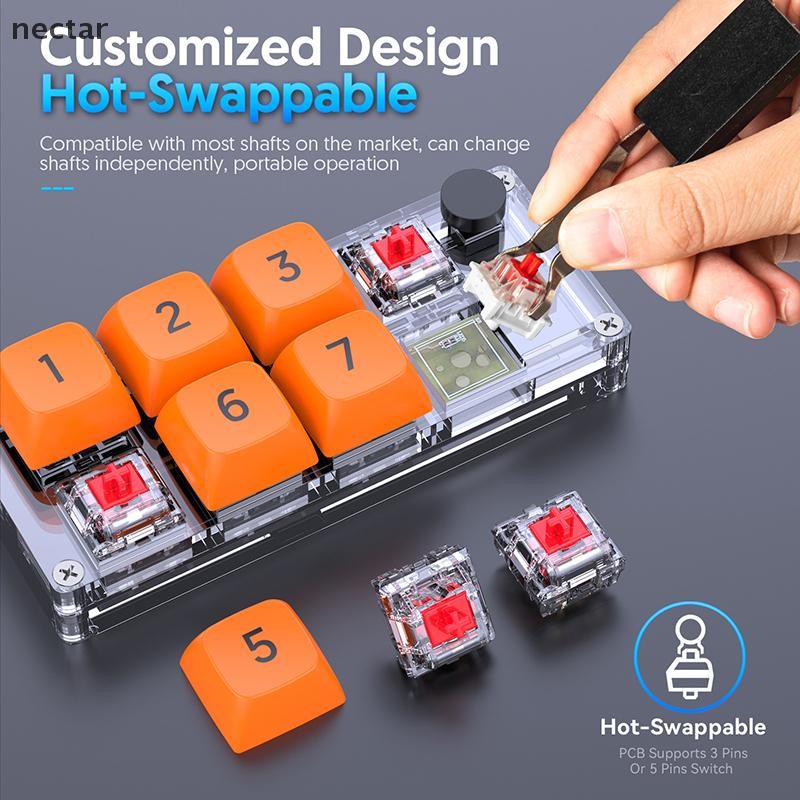 Tar 8 Key ทางลัด Macro Programmable Hot Swappable Mechanical Switch ...