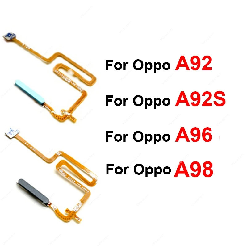 สําหรับ OPPO A92 A92S A96 A98 4G เซ็นเซอร์ลายนิ้วมือ Flex สายปุ่ม Touch ...