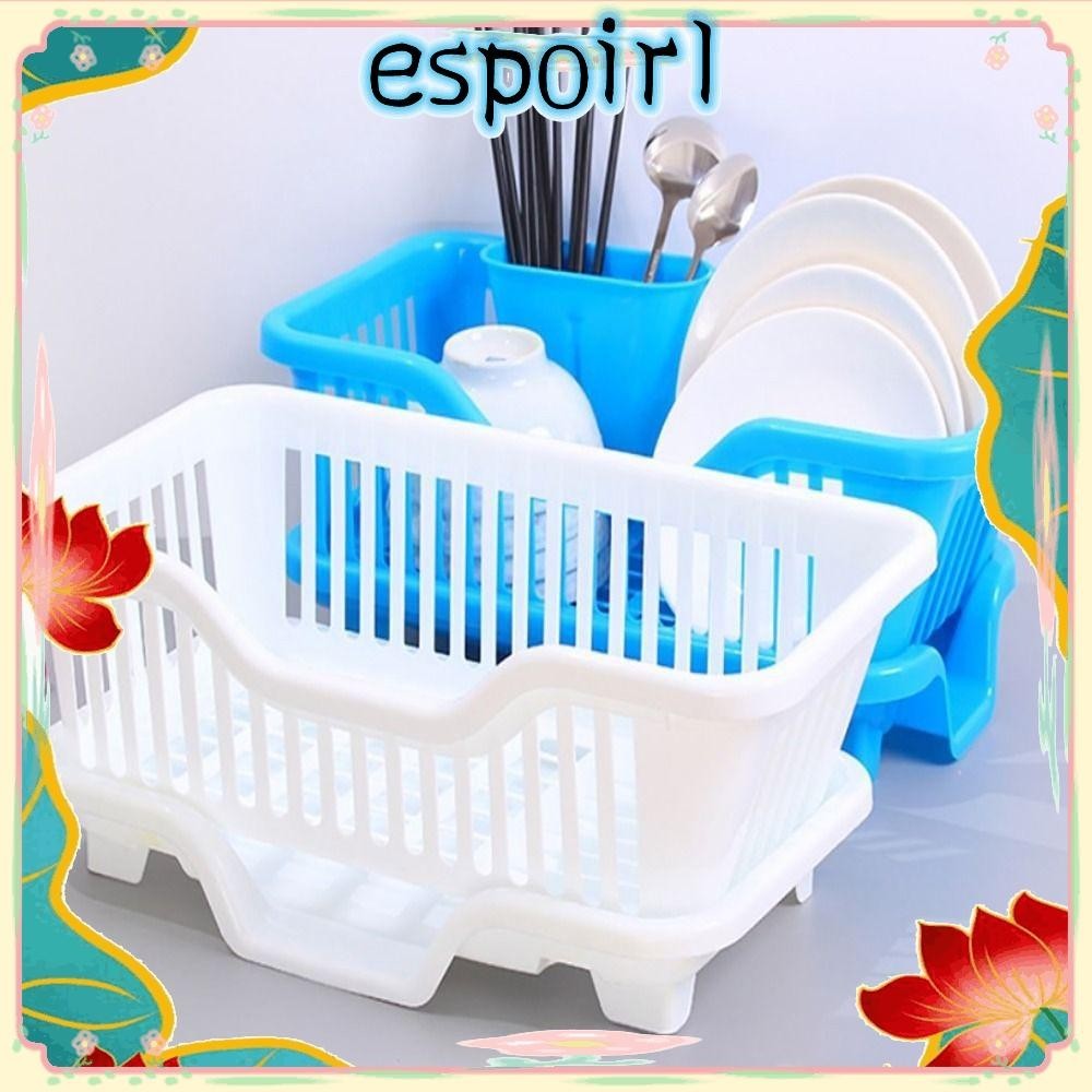 Espo เครื่องครัว Drainer Rack, แผ่นตะเกียบช้อน Organizer จานDrying Rack ...