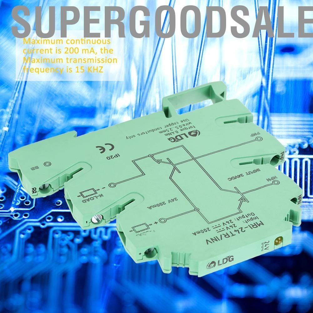 Supergoodsales MRI-24TR/INV PNP to NPN Converter PLC Sensor IO ...