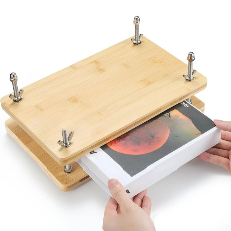 รัก* Professional Bookbinding Tool Binding Press Flat Paper Press ...