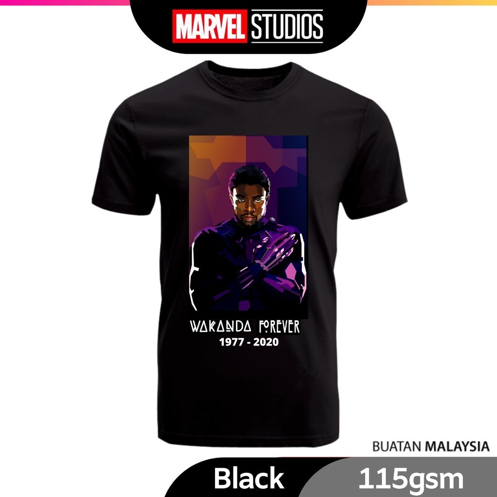 Marvel Studio Black Panther , In Memories Of Chadw สีขาว ใส่สบายๆ สไตล์ ...