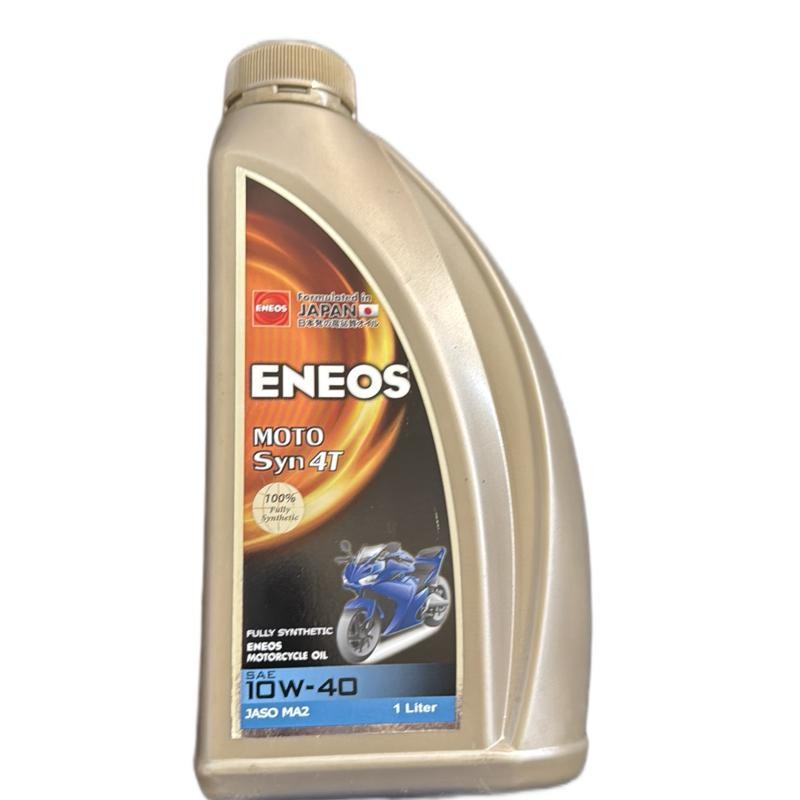 Eneos Moto Syn 4t 10w 40 Jaso Ma2 น้ำมันเครื่องสังเคราะห์แท้100 ขนาด 1 