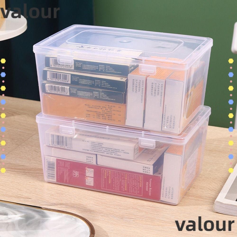Valour 1 ชิ้นกล่องเก็บ,แบบพกพาหนาพลิกกล่อง,พลาสติกโปร่งใสขนาดเล็กขนาด ...