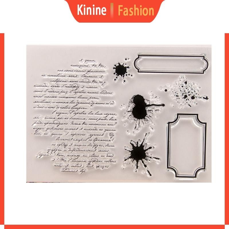 Kin Words DIY ซิลิโคนแสตมป์ใส Cling Seal สมุดภาพลายนูนอัลบั้มตกแต่งงาน ...