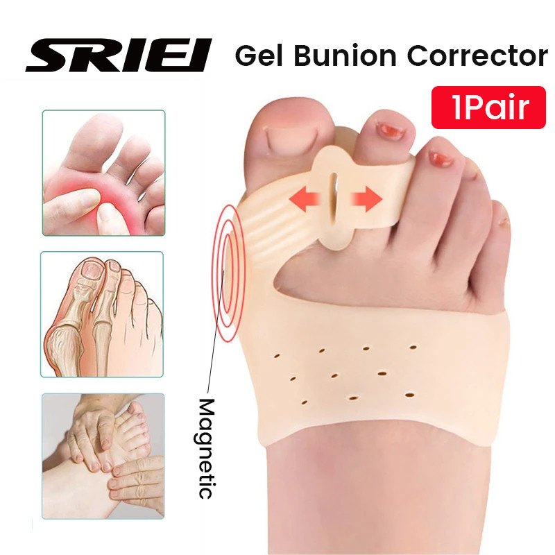 Sriei 1 คู่ Toe Bunion Corrector ซิลิคอน Toe Separator Footfinger ...