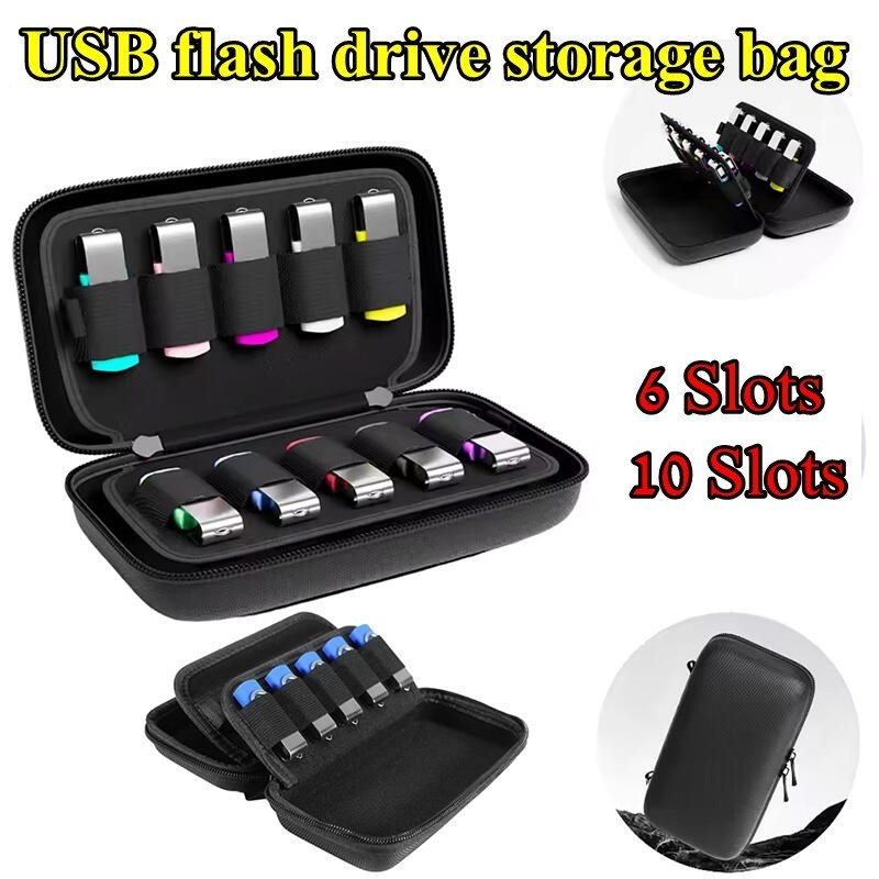 จัดส่งรวดเร็วFlash Drive Case - USB Holder, Storage Bag for Thumb Drive ...
