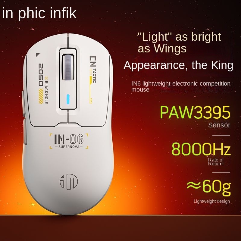 เมาส ์ เกมสามโหมดไร ้ สาย Inphic IN6 | Shopee Thailand