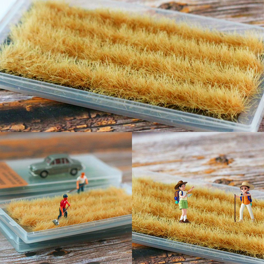 หญ้ายาว Bush 9 มม.รุ่น Miniature Bush Hedge ทรายตารางก่อสร้างฉาก DIY ...