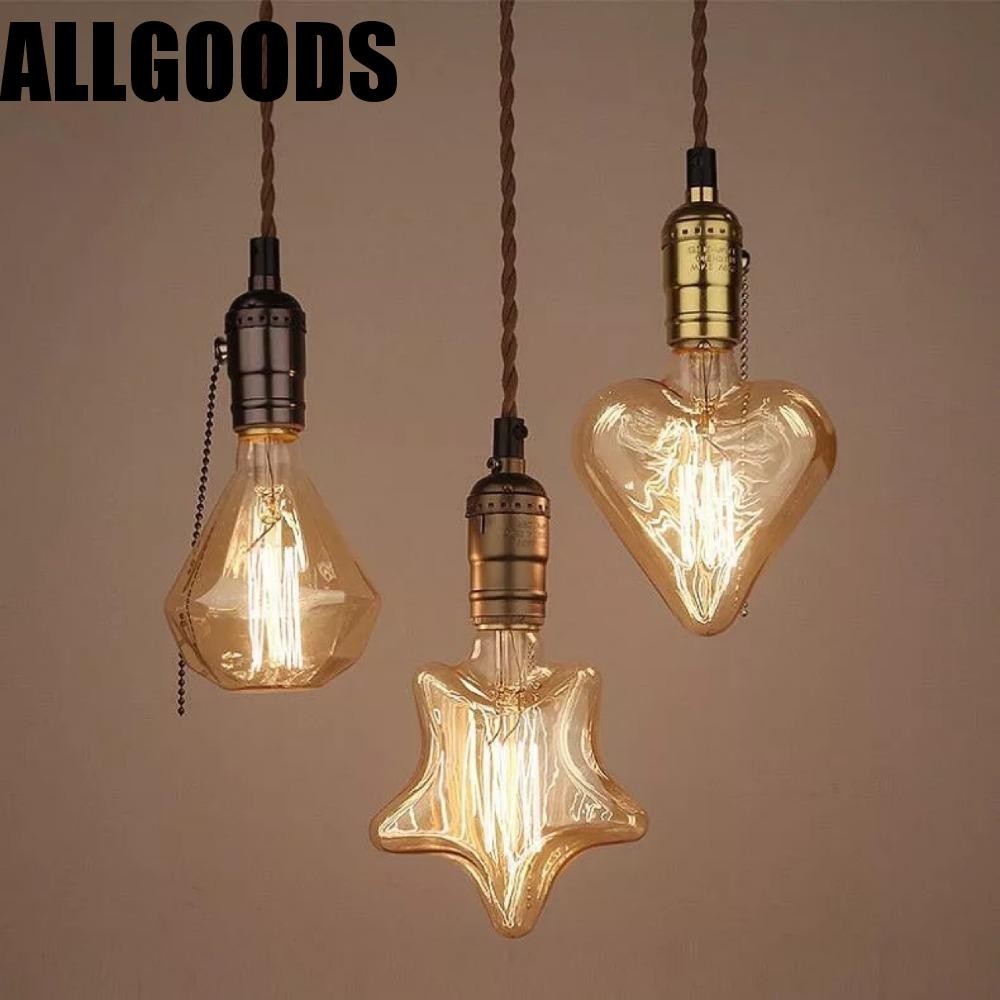 Allgoods LED Soft Filament Edison หลอดไฟ, Retro Dimmable ทังสเตนหลอดไฟ ...