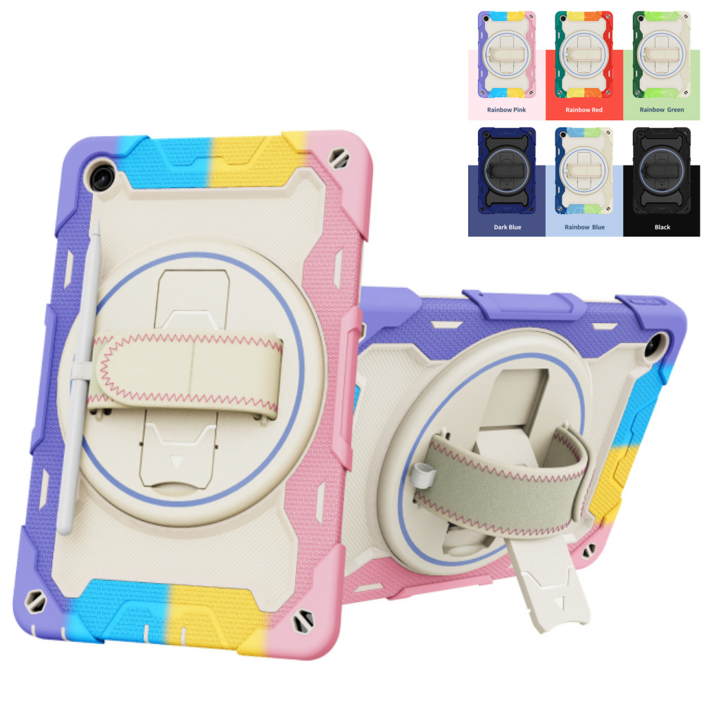 Custodia Antiurto Per Bambini Per Lenovo Tab M11, M10, M9, M8, E10, In EVA, Con Impugnatura E Supporto