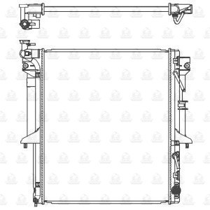 ADR (3321-1090C) หม้อน้ำ MITSUBISHI TRITON 3.2D (4M41) ปี 2006-2011 AT ...