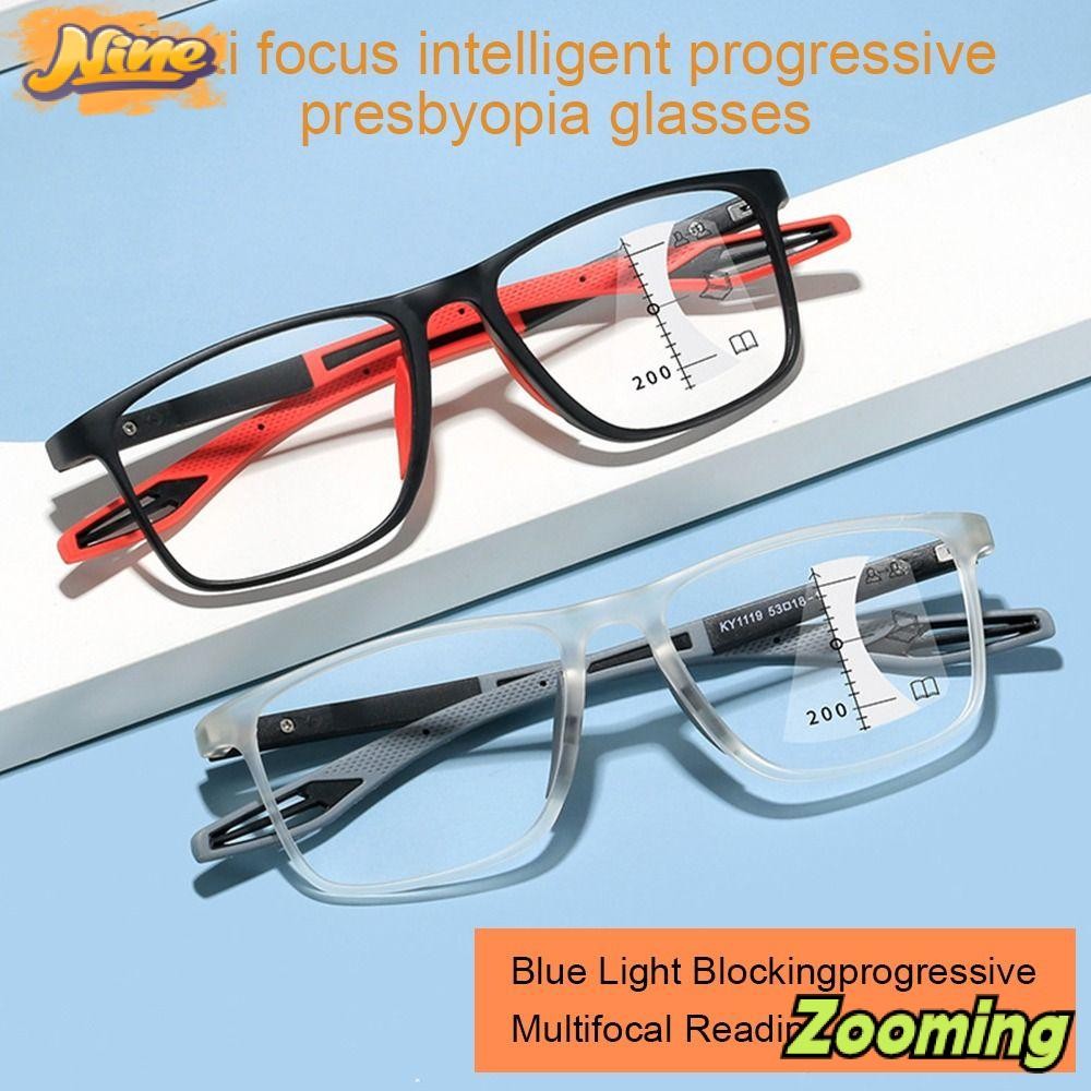 Zooming แว่นตาอ่านหนังสือกีฬา Office Progressive Multifocal Frame ...