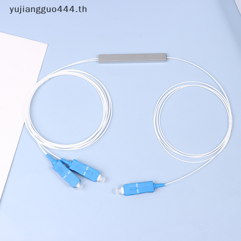 # ใหม่ # ตัวแยก PLC ไฟเบอร์ออปติก 1x2 SC/APC SC/UPC Mini Blockless 1*2 ...