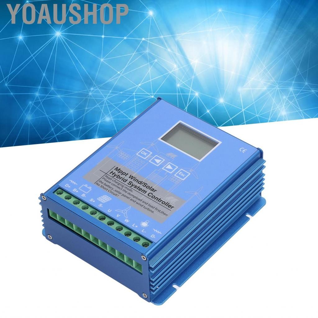 Yoaushop Solar Controller Wind Regulator Aluminium Alloy 12V 24V ง่าย ...