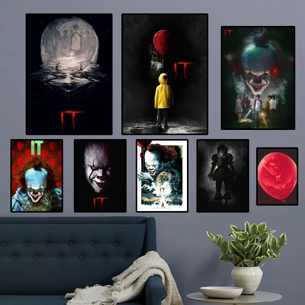 It It Chapter One ภาพยนตร์สยองขวัญโปสเตอร์ Home Room Decor ห้องนั่งเล่น ...