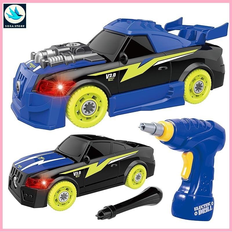 REMOKING DIY car set assembly toy ゃ 2IN1 car toy carpentry toy for kids