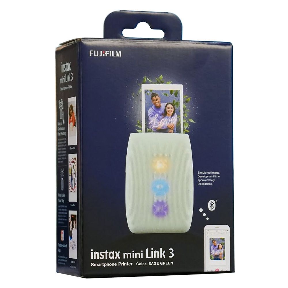 Fujifilm instax mini Link 3 Smartphone Printer (Sage Green