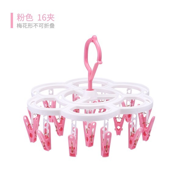 ที่หนีบผ้า ที่หนีบผ้าพลาสติก Multi-clip Drying Rack ถุงเท้าอบแห้งในครัว ...