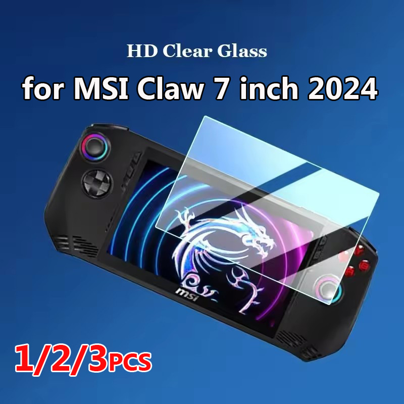 1/2/3pcs Temepred แก้วสําหรับ MSI Claw 7 นิ้ว 2024 ป้องกันแก้วแท็บเล็ต ...