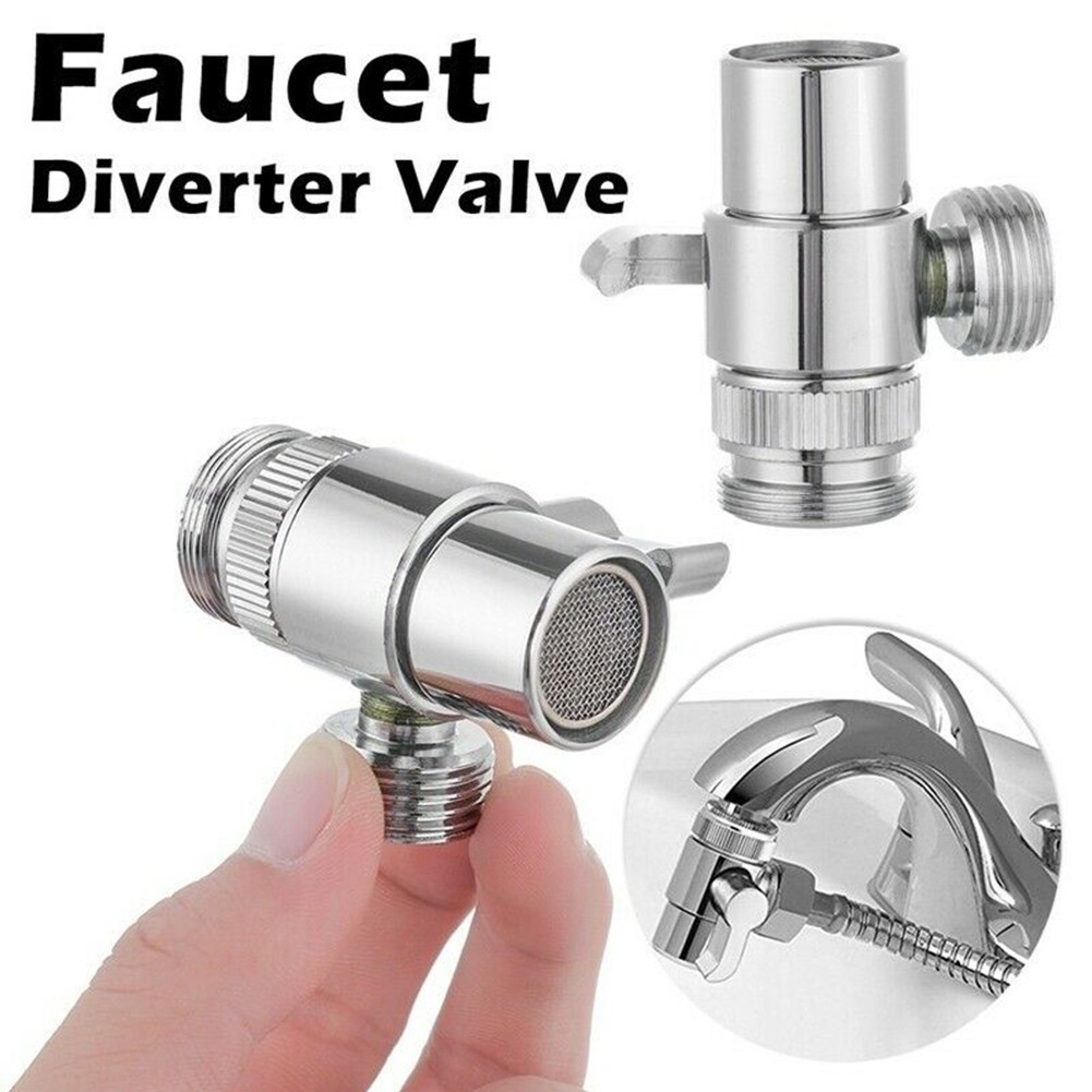 thumbnail image 2 of Diverter Valve,Water Purifier Switching Valve For Two Way Faucet Filter Diverter Valve 3/8in & 5/16in Out 2 of 9