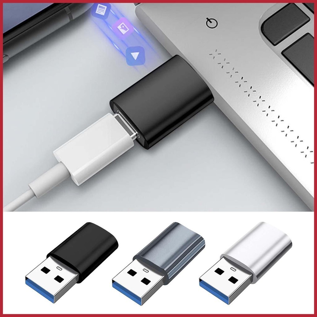 อะแดปเตอร์ USB เป็น USB C ประเภท C ถึงสาย USB USB C หญิง USB ชาย USB ไป ...