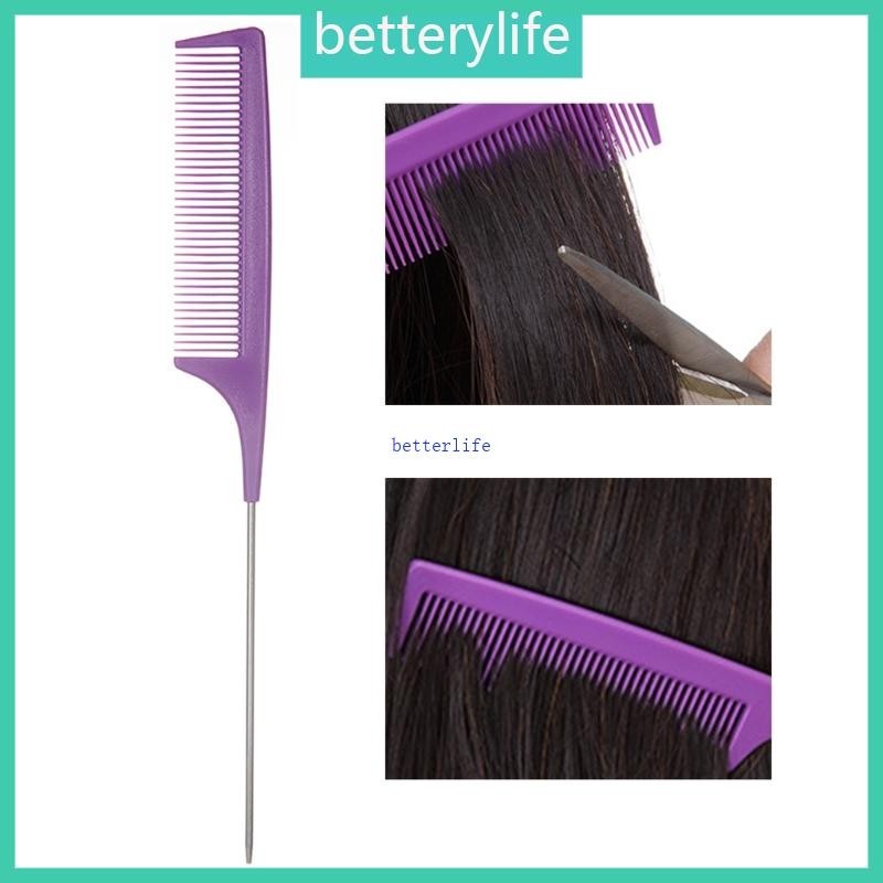Btf Rats Tail Combs Parting Comb หนูหางหวีเหล็กยาวหนูหาง Teasing หวี ...