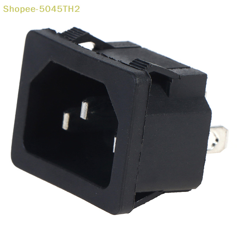 HOT-th Ac Socket 3 Pin 250V Rocker Switch 10A Inlet Plug Connector ...