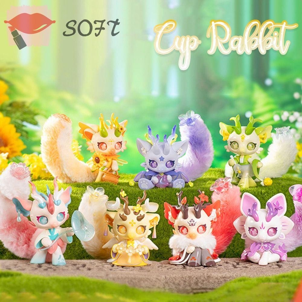 กล่อง SOFTNESS, Moon Carries Fragrance Series Cup Rabbit Plush Box Toys ...