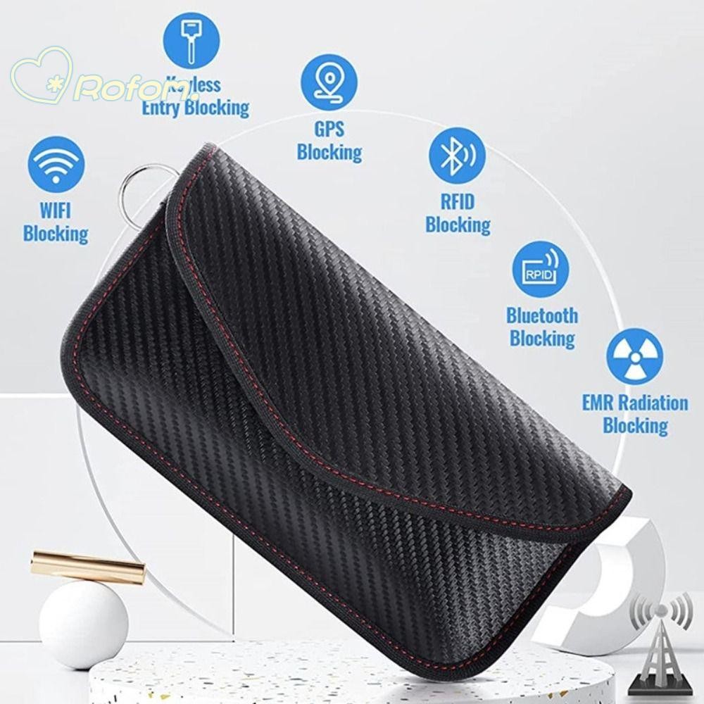 Rofom Faraday , Universal RFID Car Key Signal Blocking Bag, Anti-theft ...