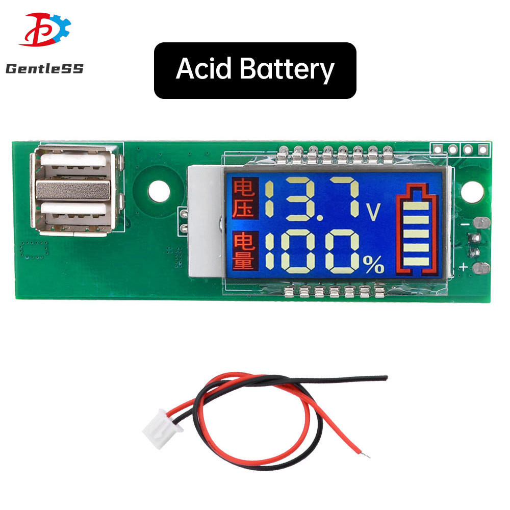 จอแสดงผลคู่ LCD Power และแรงดันไฟฟ้าไฟแสดงสถานะพร้อมพอร์ต USB คู่ 12V ...