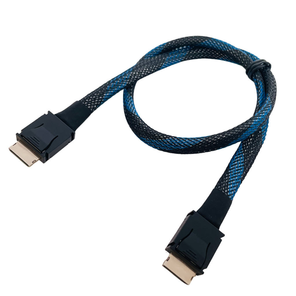 Câble D'Extension PCIE 4.0 X4 GEN4 - Connecteur SFF-8611 - Souple Tressé - Neuf XT-XINTE
