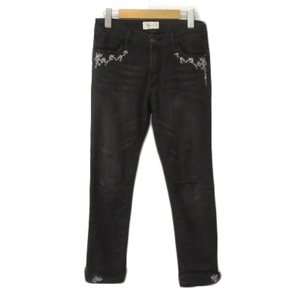 Axie 's Femme Axes Femme Pants Denim ปักลูกไม ้ ส ่ งตรงจากญี ่ ปุ ่ น
