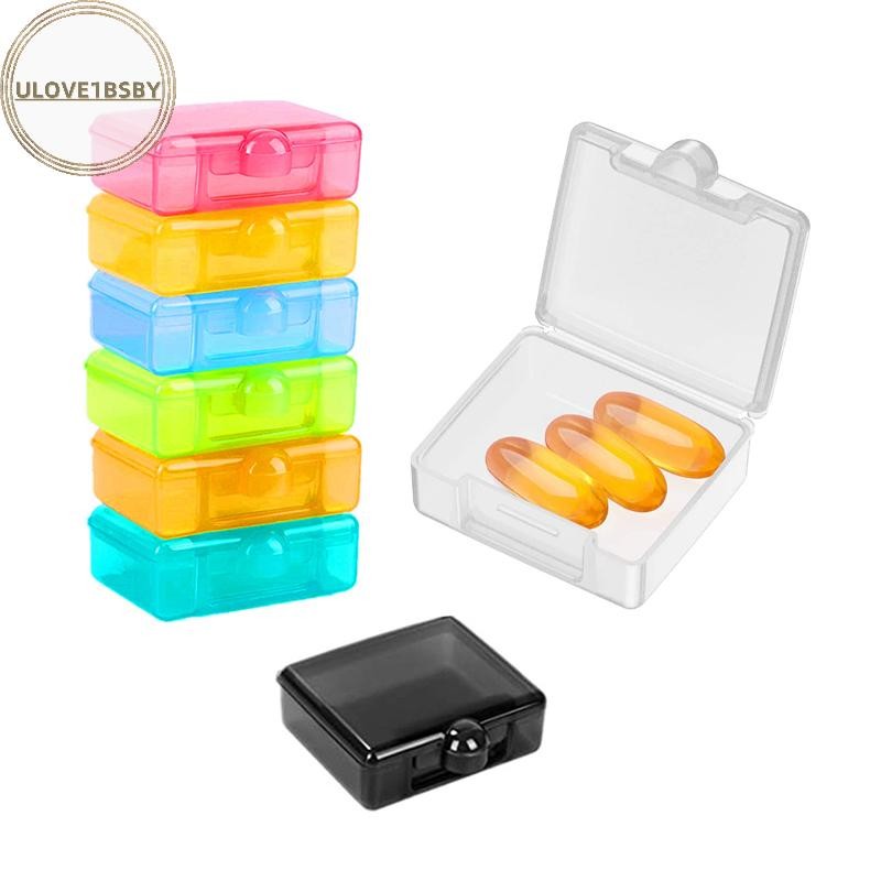 Ulove1bsby Mini Organizer กรณีกล่องยาแท็บเล็ต Pill Case Travel Drug ...
