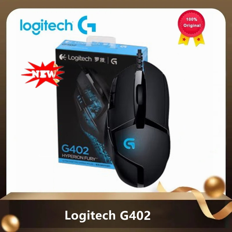 Logitech G402 Hyperion Fury เมาส์สําหรับเล่นเกมแบบมีสาย 4000 DPI ...