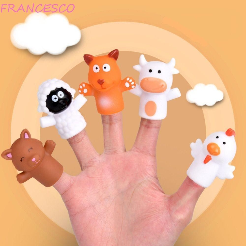 Francesco Mini สัตว ์ Hand Puppet, ความปลอดภัยตุ ๊ กตาที ่ มีสีสันหุ ่ ...