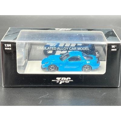 TPC 1/64 Mazda RX7 diecast model. blue figurine ver | Shopee Thailand