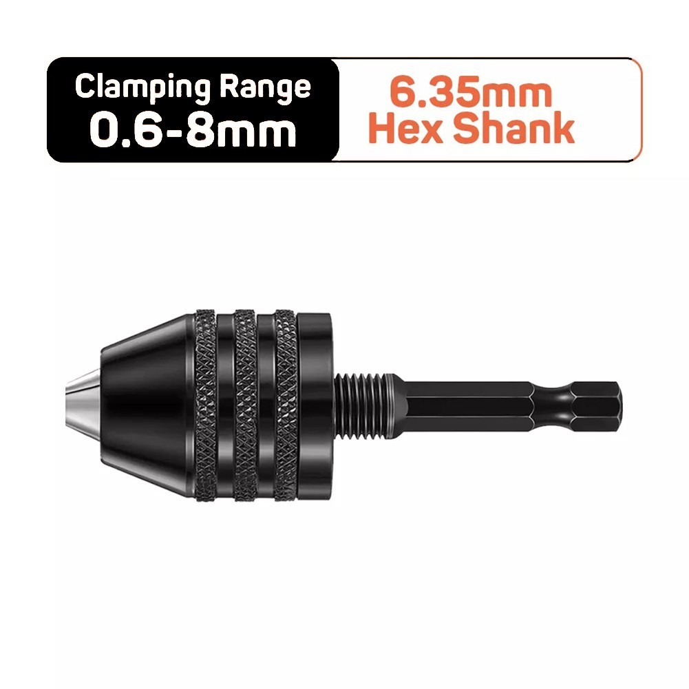 [LALA] เจาะที่ยอดเยี่ยม Chuck Keyless ไฟฟ้า Mini Chuck Fixture Hex ...