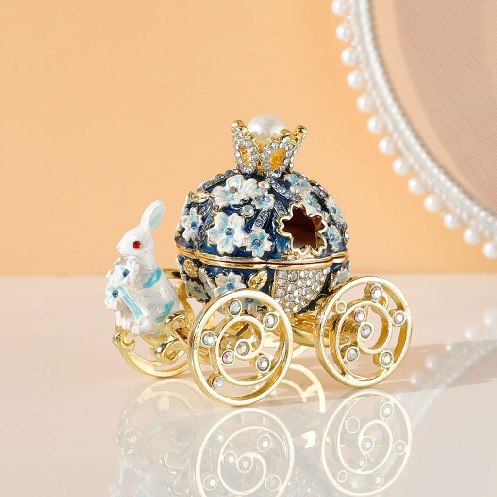 Dreamerhouse ฟักทองกล่องเครื่องประดับรถยนต์ Princess Carriage Cherry ...