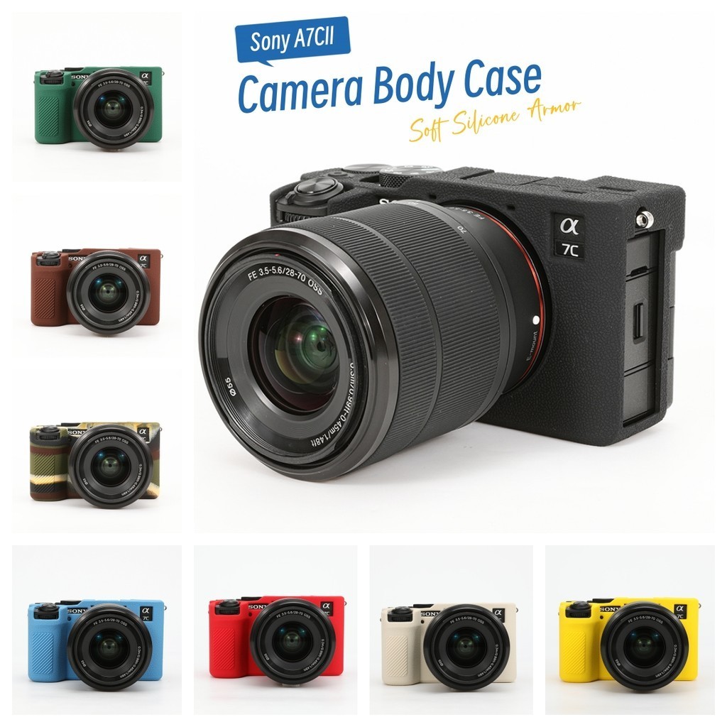 A7c2 เคสซิลิโคนยาง Body Cover Protector กรอบผิวสําหรับกล้อง Sony A7CII ...