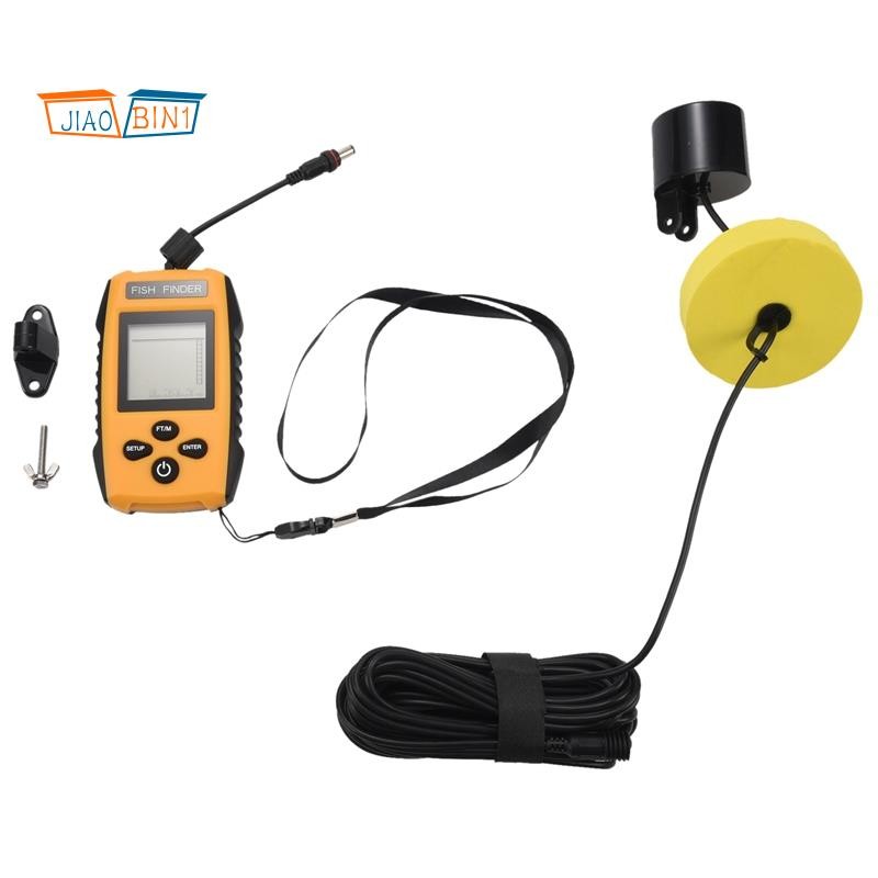 แบบพกพา Fish Finder Sounder 100M Sonar Lcd Sounders Fishfinder Sounder ...