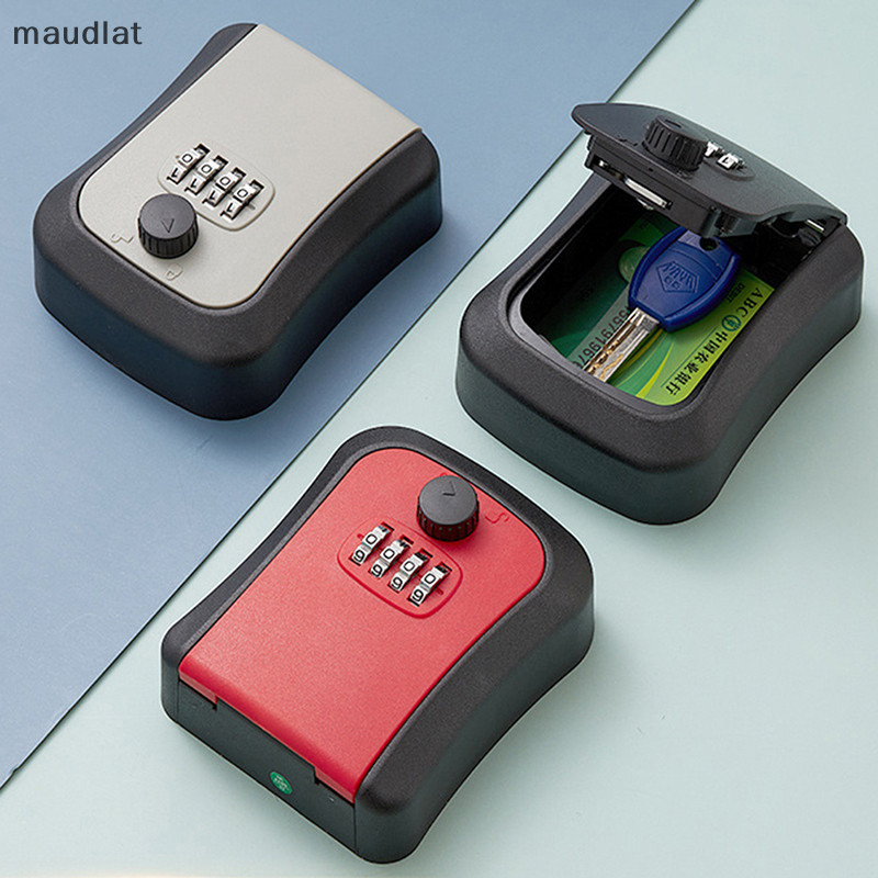 Maud ติดผนัง Key Secret Box Storage Organizer 4 รวมกัน Key Storage Lock ...