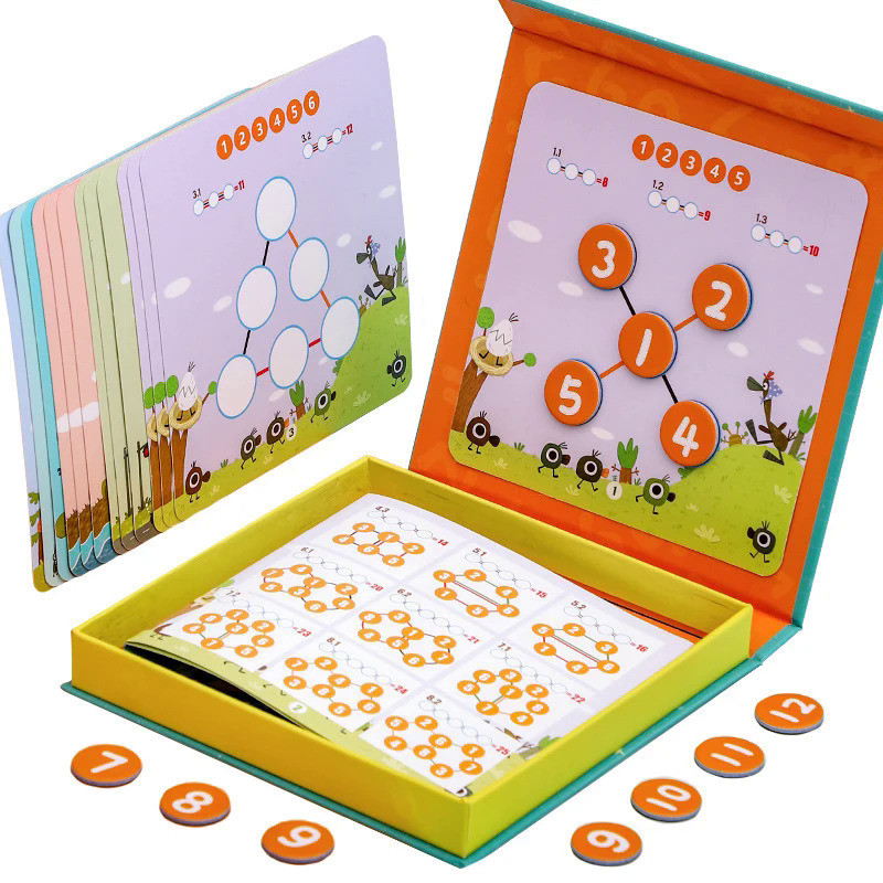 Math Game Counting Educational Toys For Children Arithmetic Logical ...
