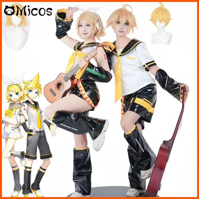 อะนิเมะ Rin Len คอสเพลย ์ เครื ่ องแต ่ งกาย Len Rin คอสเพลย ์ Len เครื ...