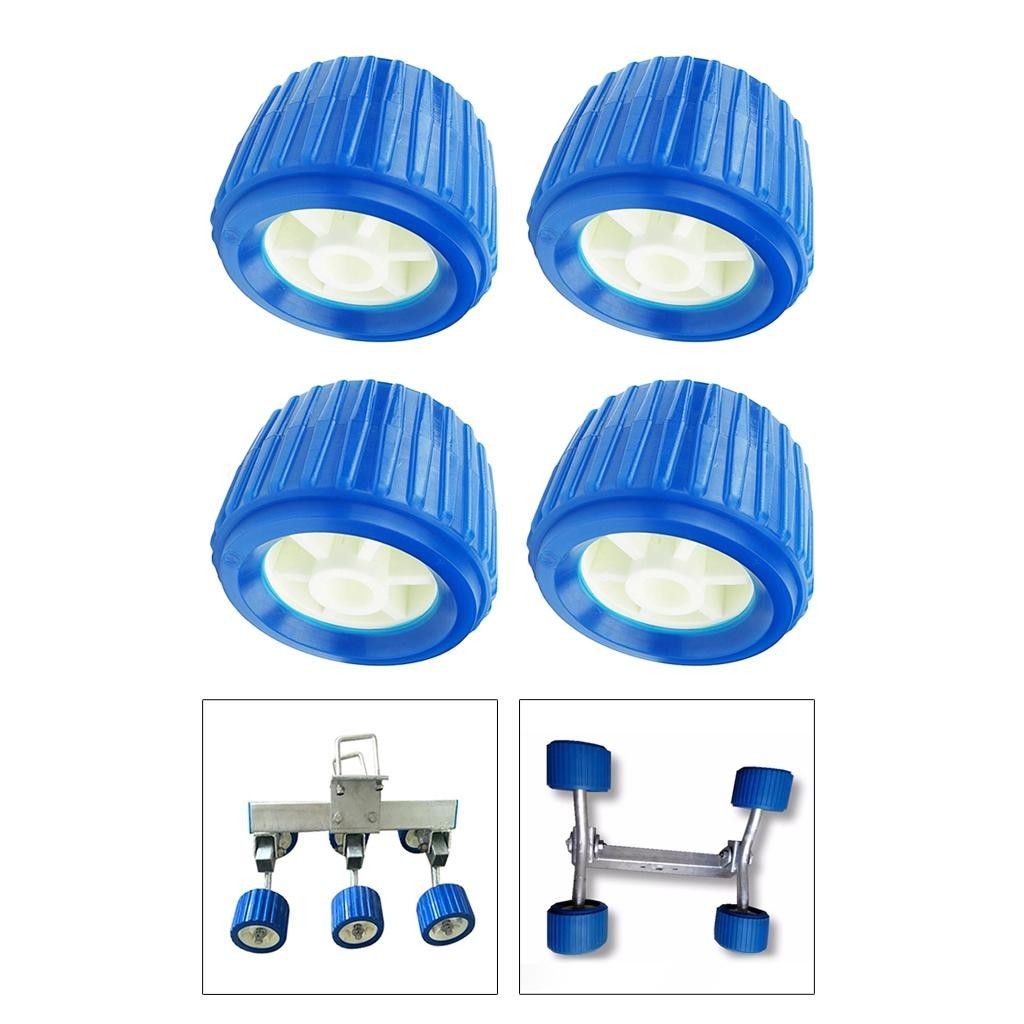 [lacooppia11] ลูกกลิ้งรถพ่วงเรือ 4x Marine Inflatable Ribbed Wobble ...