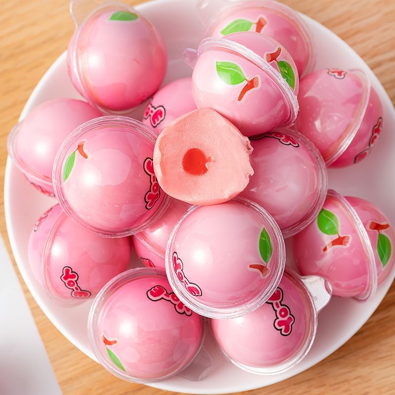 [บรรจุภัณฑ์จํานวนมากพกพาสะดวก] Creative Influencer 3D White Peach ...