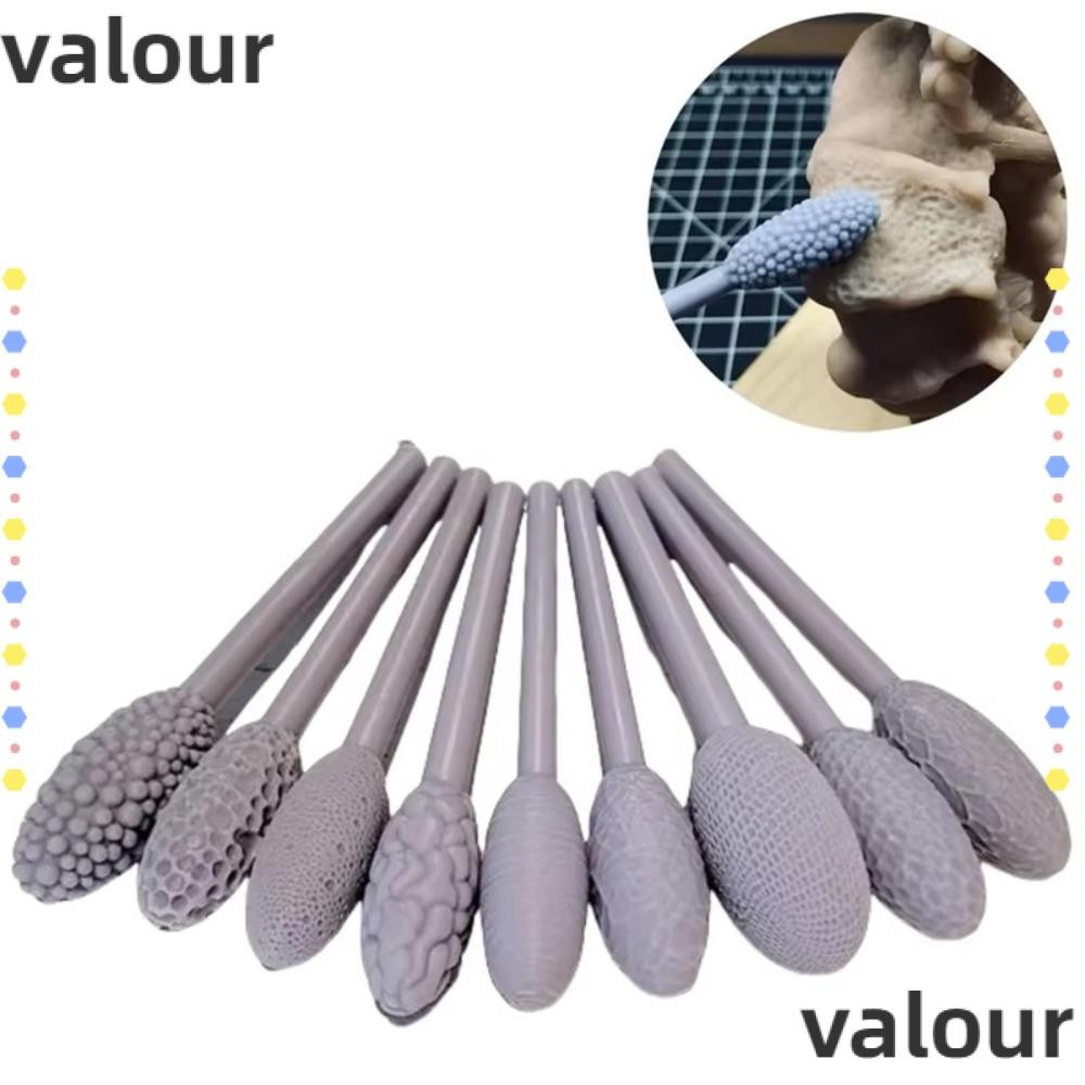 Valour Texture ชุดเครื่องมือสําหรับ Clay, Rolling Emboss ลายสก๊อต Hand ...